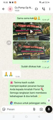 Testimonial Papan Bunga kolelet