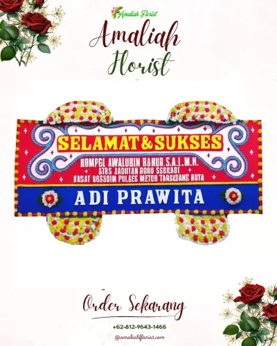 Karangan Bunga Ucapan Selamat kolelet