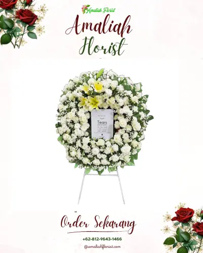 Krans Bunga Duka Cita kolelet